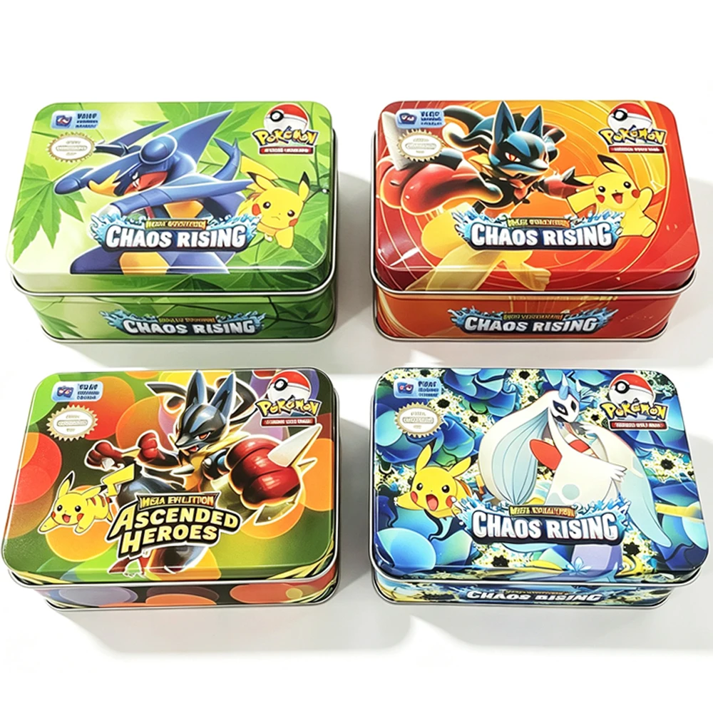 Kids Toys Set - Set Kotak Timah Kartu Pokémon 42