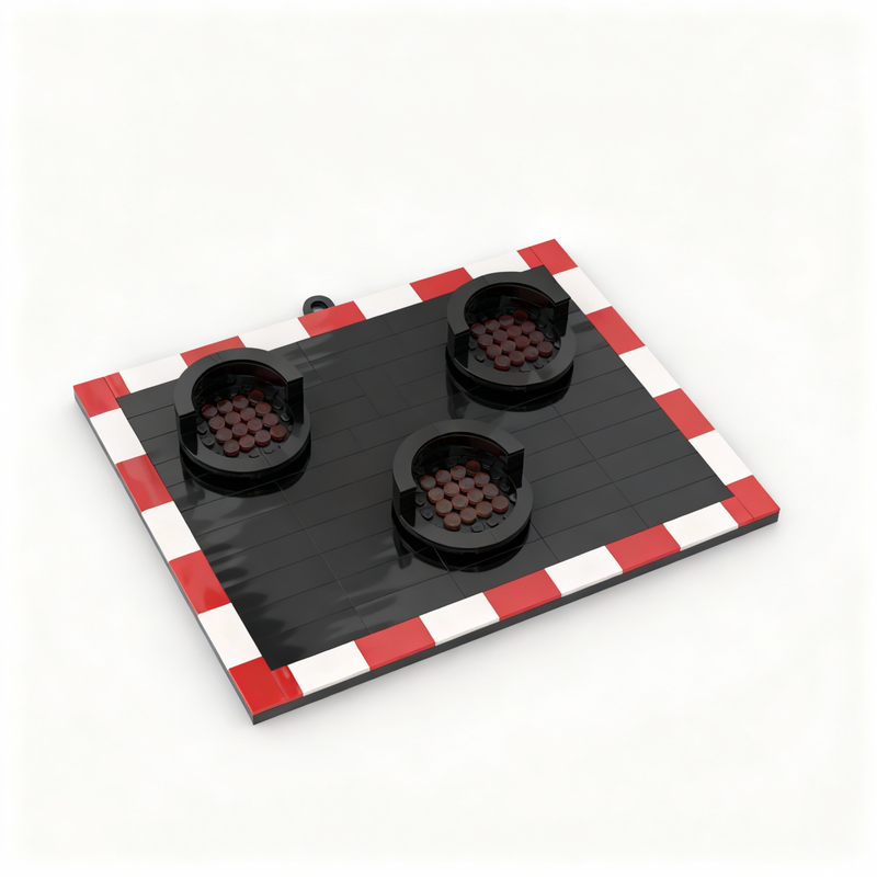 Kids Toys Uk - 240pcs MOC UK Lampu Persilangan Rel