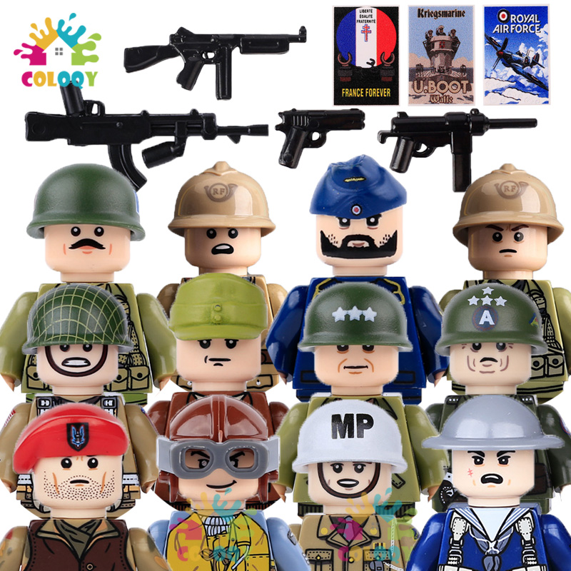 Kids Toys Uk - Mainan Anak Baru Blok Bangunan Tentara
