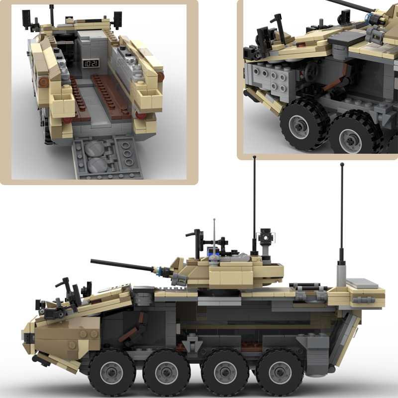 Kids Toys Canada - Modern militer Kanada GDLS-C LAV 6.0v7.0