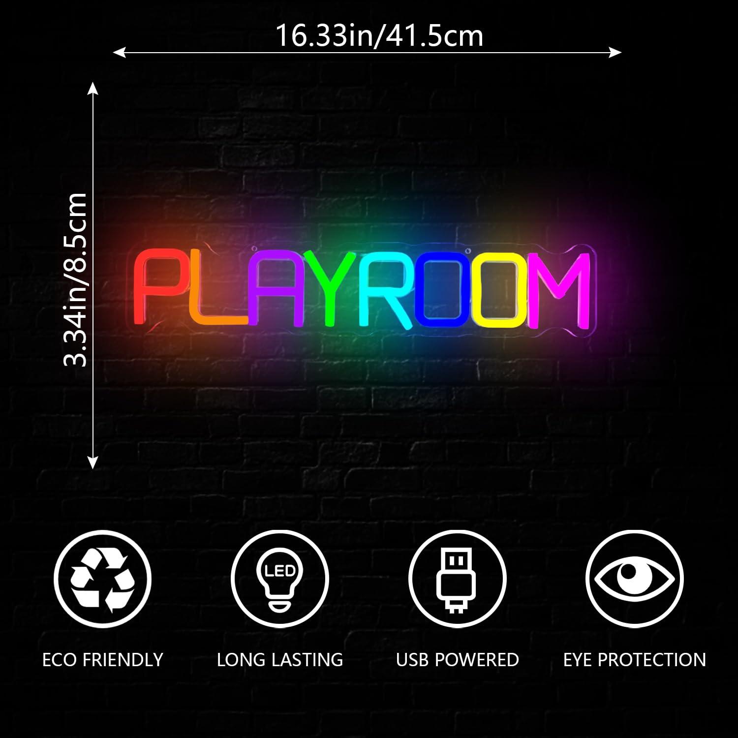 Lampu Neon Playroom USB Dimmab - Kids Play Zone Toys ulasan dan harga