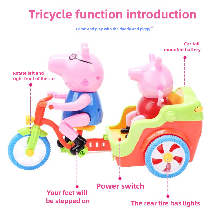 Mainan Pink Piggy Ride On Main - Kids Toys Electric Car ulasan dan harga