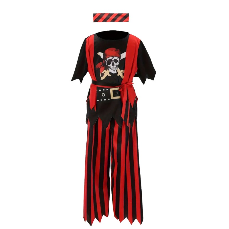 Kostum Baju Tengkorak Bajak La - Kids Toys Set ulasan dan harga