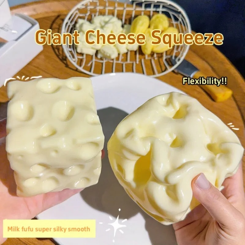 Taba Squishy Cheese Cube Bola  - Kids' Toy ulasan dan harga