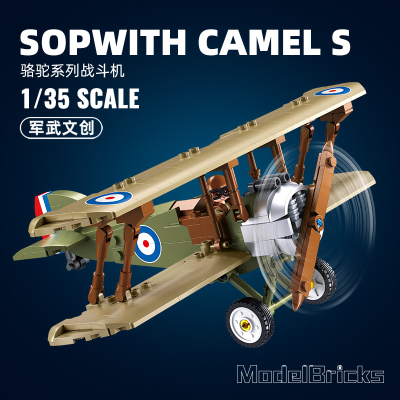 WW1 UK F. 1 Biplane Sopwith Ca - Kids Toys Uk ulasan dan harga