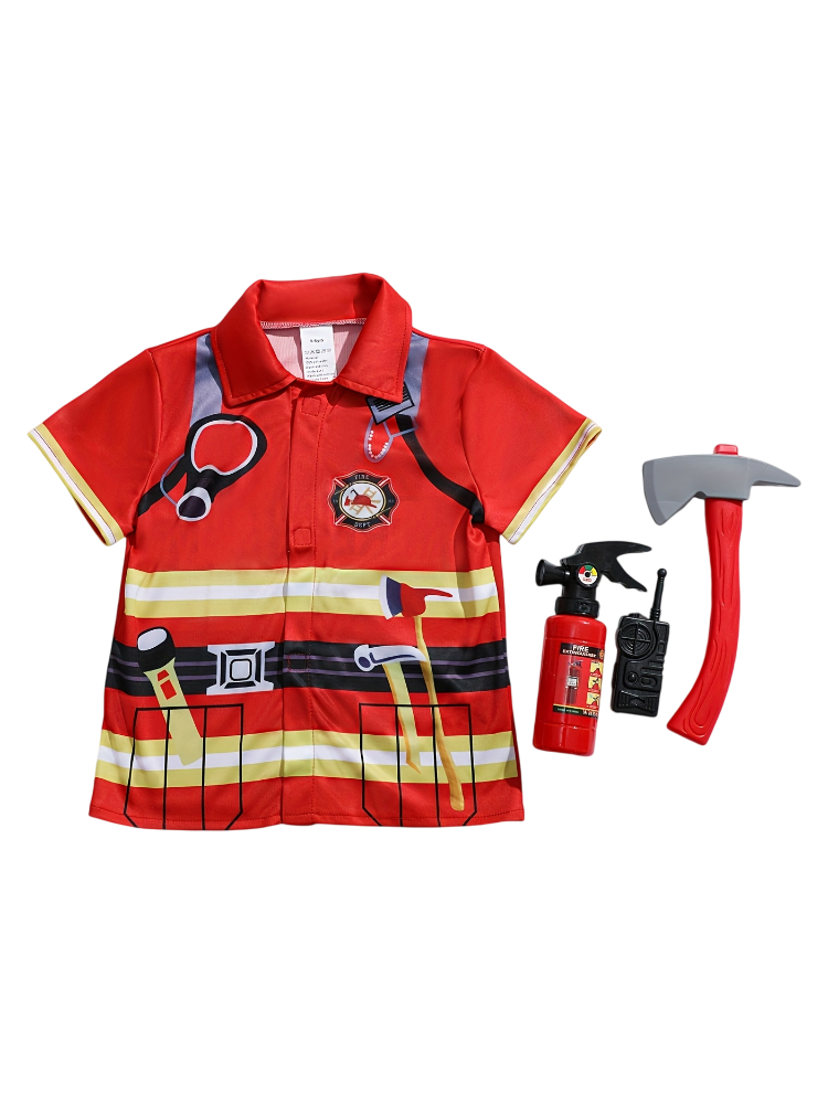 Kemeja Gaya Pemadam Kebakaran  - Kids Toys Set ulasan dan harga