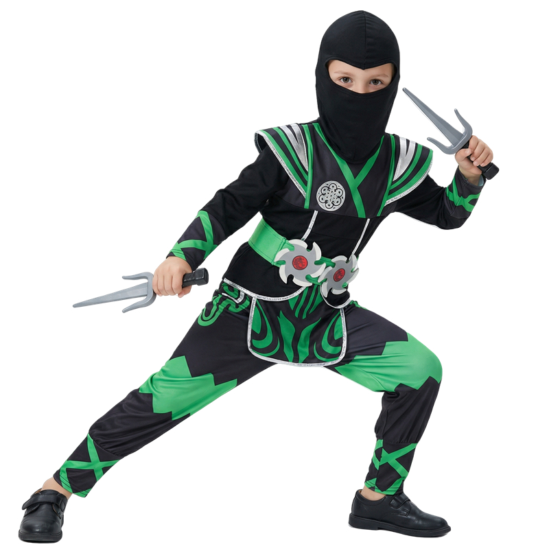 Kostum Ninja Hijau untuk Anak- - Kids Toys Set ulasan dan harga