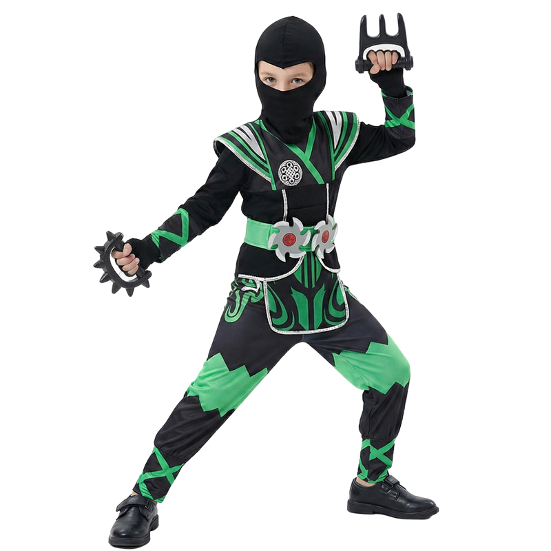Kostum Ninja Hijau untuk Anak- - Kids Toys Set ulasan dan harga