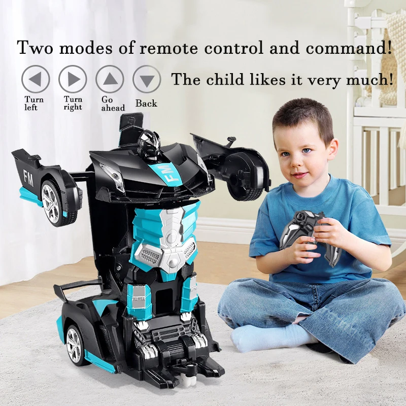 Mobil RC Elektrik 2in1 Robot T - Kids Toys Electric Car ulasan dan harga