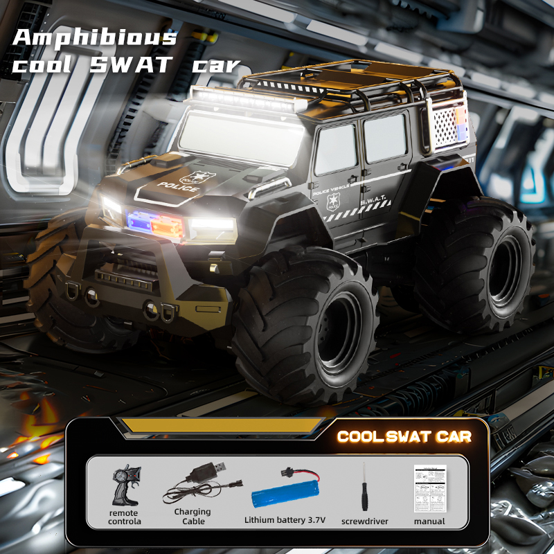 Mobil Polisi RC Kendaraan Amfi - Kids Toys Electric Car ulasan dan harga