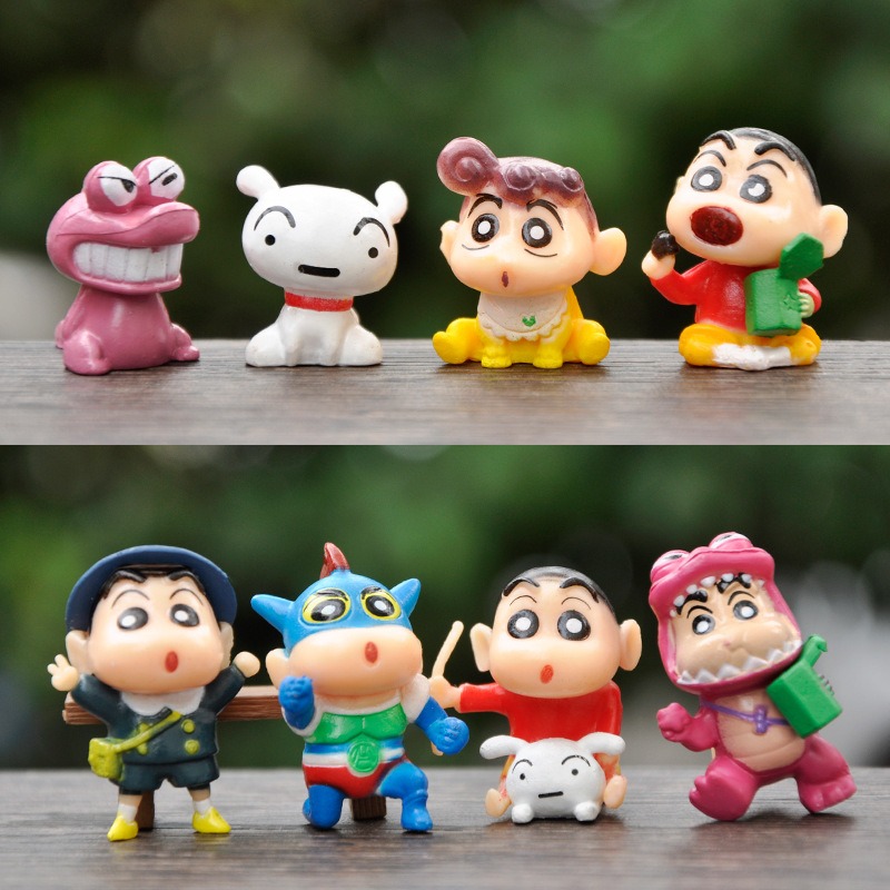 Figur Anime Saiyan Crayon Shin - Kids Toys Set ulasan dan harga