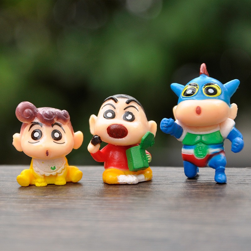 Figur Anime Saiyan Crayon Shin - Kids Toys Set ulasan dan harga