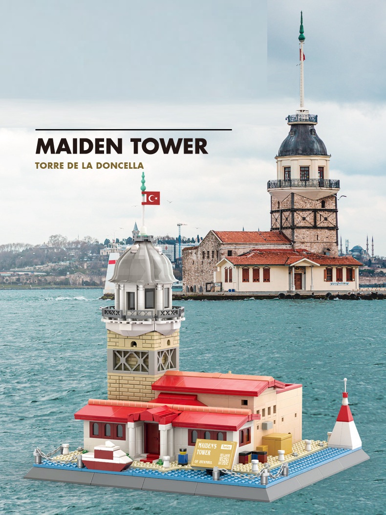 Model Bata Arsitektur Menara I - Kids Toys Under 50 ulasan dan harga