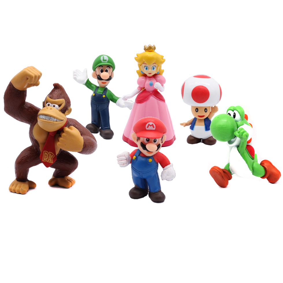 #   6pcs/set Super M Bros PVC  - Kids Toys Set ulasan dan harga